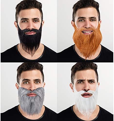 Premium High-Quality Fake Beards for Halloween More