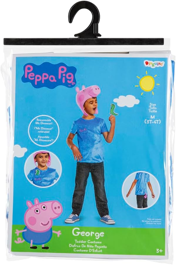 George Pig Costume for Boys