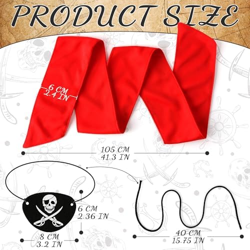 Halloween Pirate Accessories - Perfect for Party More