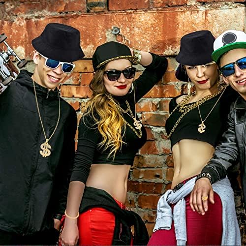 YAROMO Hip Hop Costume Kit 80s90s Rapper Accessories