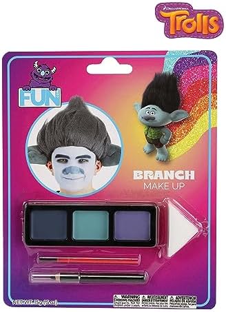 Trolls Branch Costume Makeup Kit for Kids Blue