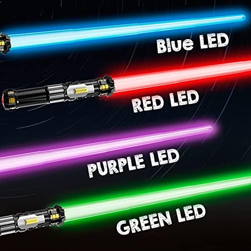 4-Piece LED Space Saber Set for Kids Adults