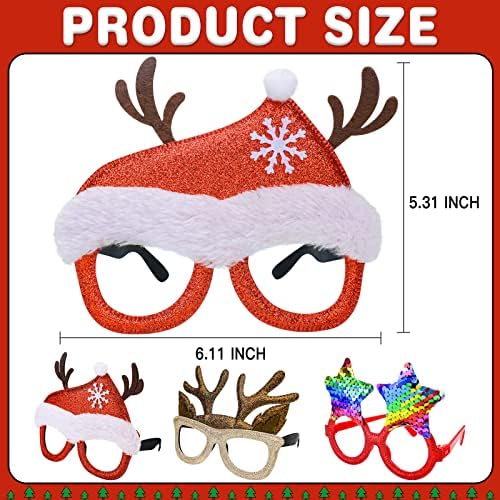 12-Piece Christmas Glasses Set