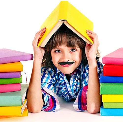 48-Piece Self-Adhesive Fake Mustaches for Halloween Party Accessories