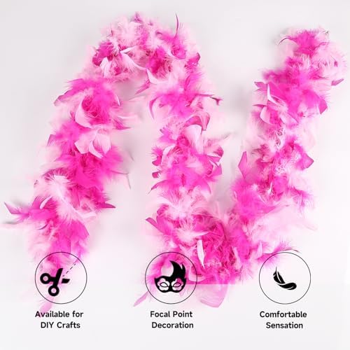 Chandelle 30g Turkey Feather Boas 2pc for Events