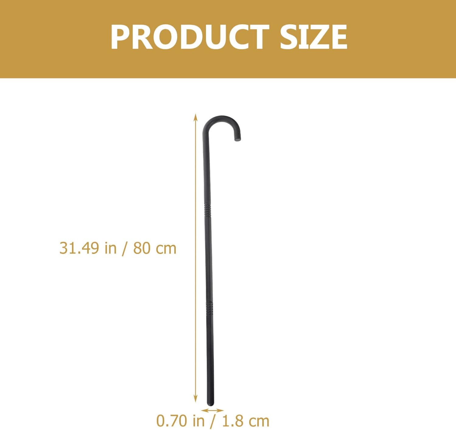 Healify Plastic Walking Stick The Mystical Spell-Casting Crutch