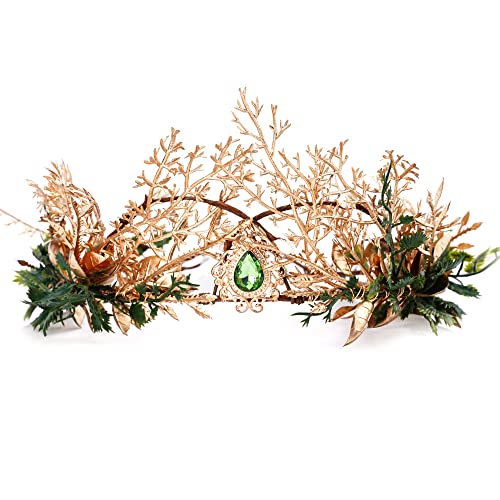 Mostory Handmade Ethereal Fairy Crown for MenAdjustableUnique Design