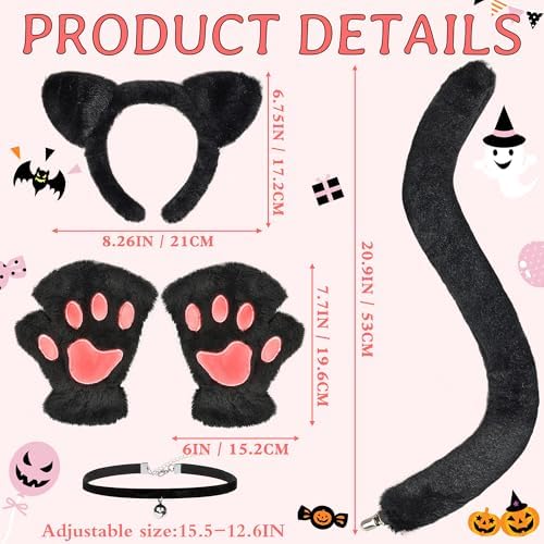Black Cat Halloween Costume for Women