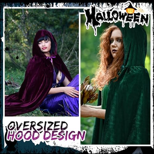 3-Piece Halloween Witch Sisters Robes for Women