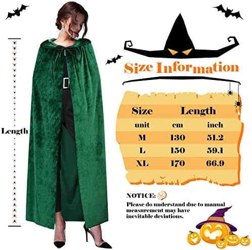 Perfect Halloween Green Cloak