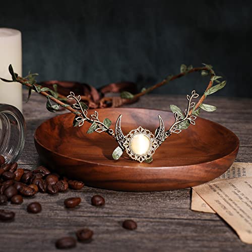 MOSTORY Moonwood Crown Headband -adjustableElegant woodland headband for womencosplay and special occasions
