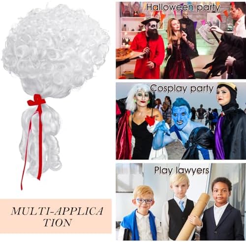 Giegxin Halloween Colonial Judge Costume Set for Kids and Adults