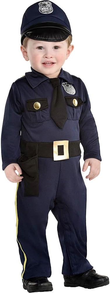 Amscan Navy Blue Police Costume for Kids-_party Gift signIn