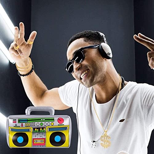 YAROMO Hip Hop Costume Kit 80s90s Rapper Accessories