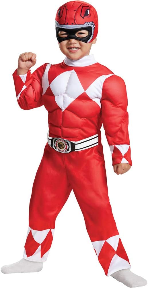 Disguise Red Ranger Infant Muscle Child Costume 12-18 Months