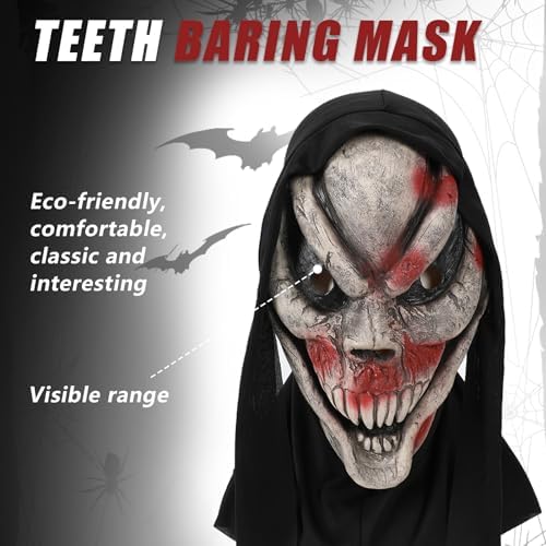 Scream Spooky Halloween Mask - Latex Cosplay Party Accessories