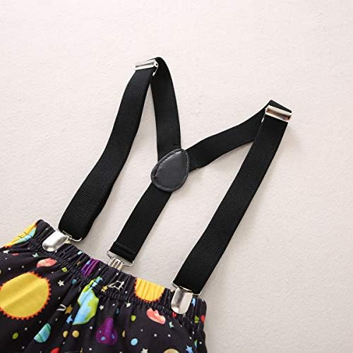 Space Themed 1st Birthday Outfit for Baby Boys