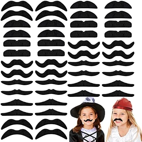 Perfect Fake Mustaches for Halloween or Performance