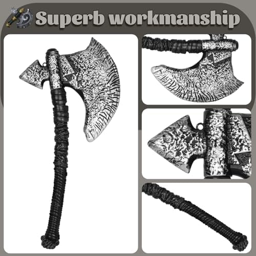 Legend of the Frostbyte Viking Axe Prop for Halloween - PlasticFake Axe Costumes