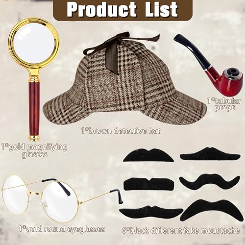 Horolam detective costume accessories set