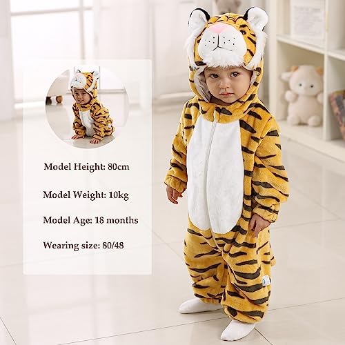 Tonwhar Kids Tiger Dinosaur Animal Fancy Dress Costume