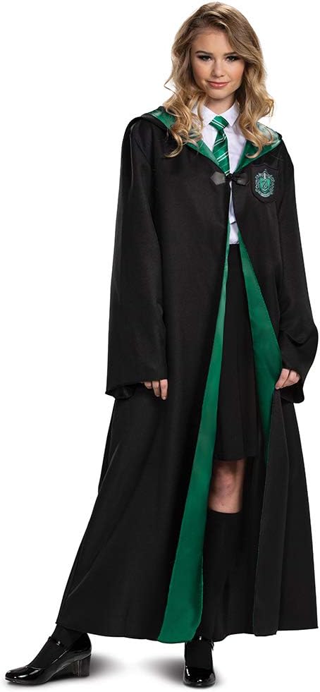 Disguise Harry Potter Slytherin Robe Hogwarts approved for Halloween or cosplay