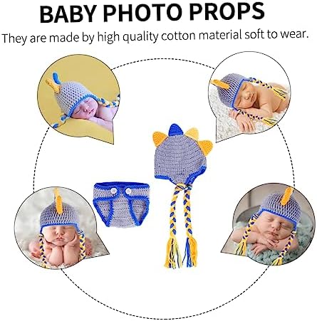 infant dinosaur knitted outfit