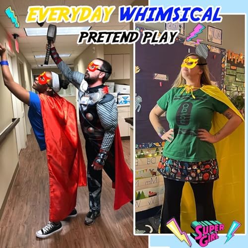 Superhero Cape and Mask Set iant costume ideas