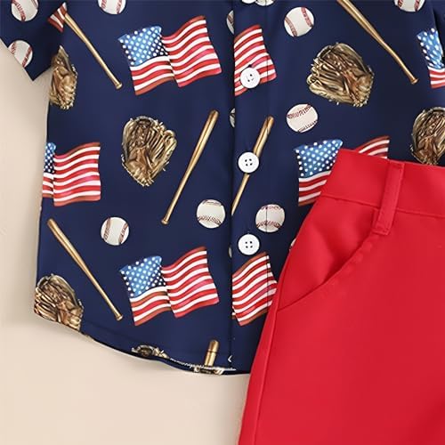 Checkered Baseball Summer T-Shirt 2Pcs for Baby Boys Girls