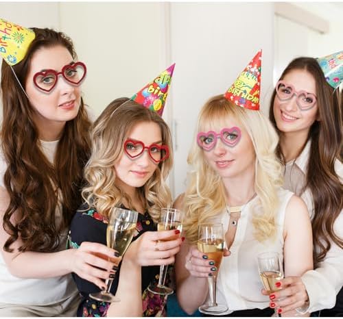 Perfect Valentines Day Heart Glasses for 36 Pairs