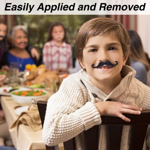 KICNIC 60-Piece Mustache Costumes in 20 Designs