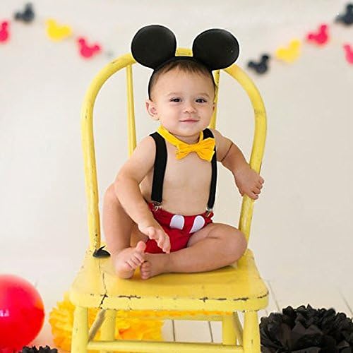Baby Boys First Birthday Y-Back Cake Smash Outfits