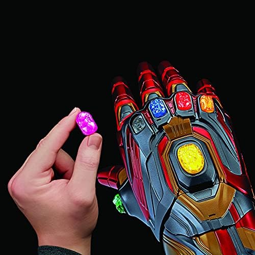Iron Man Gauntlet Infinity Stones with Glowing Stones