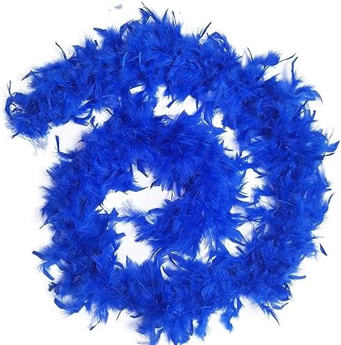 Happy Feather 60g Turkey Chandelle Feather Boa for Women