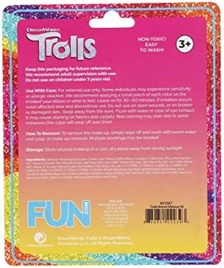 Trolls Branch Costume Makeup Kit for Kids Blue