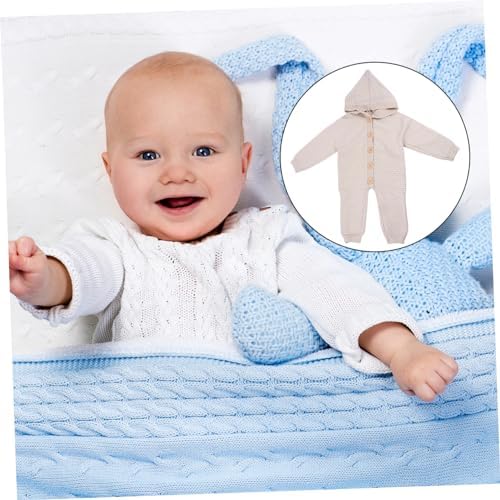 Bamboo Rabbit Wool Knitted Romper for Baby - Lightweight Multi-Purpose