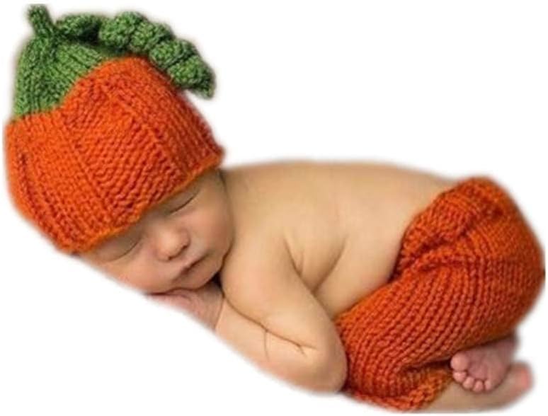Vemonllas Fashion Cute Newborn Child Baby Shooting Props Hat Pants