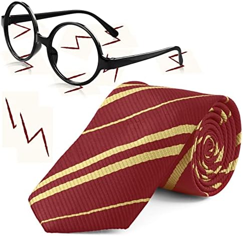 Halloween Wizards Tie and Glasses Set