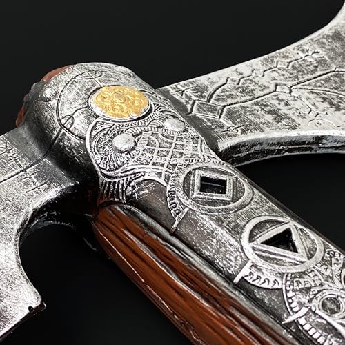 fantasy axe cosplayer Kratos foam replica
