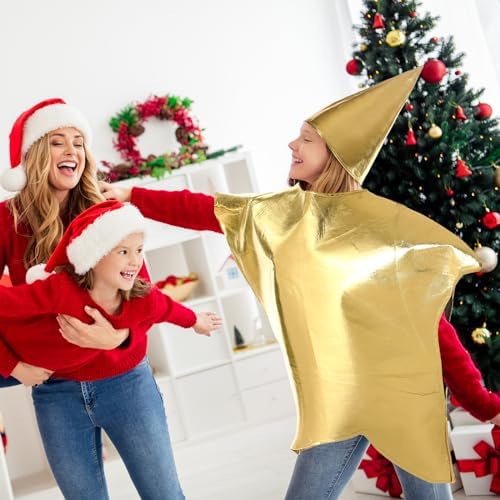 Jenaai Gold Star Nativity Costume for Women Adults