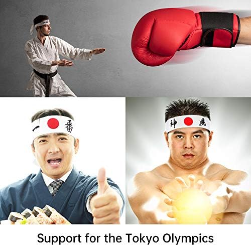 Reversible Bushido Hachimaki Warrior Headband Halloween Karate and More