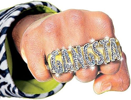 Rubies 80s and 90s Gangsta Costume Ring