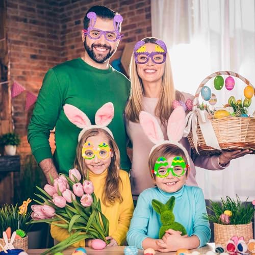 Sturdy Bunny and Egg Glasses for Kids and Adults