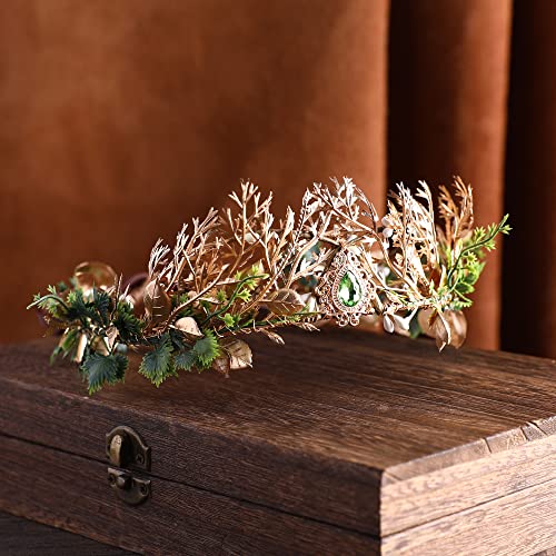 Mostory Handmade Ethereal Fairy Crown for MenAdjustableUnique Design