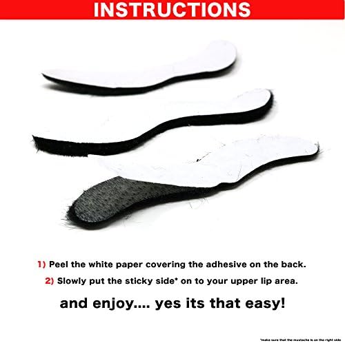 Skeleteen Self Adhesive Party Mustaches