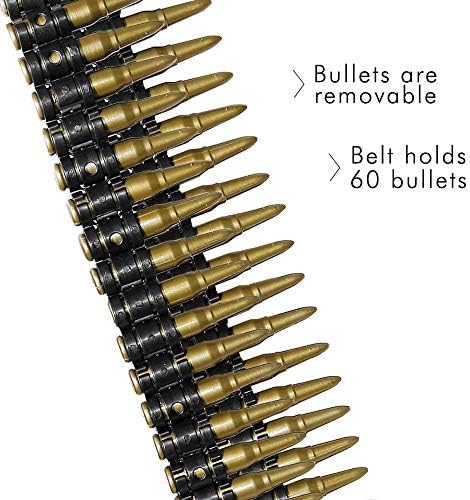 Fake Ammo Belt - Plastic Military Toy for Kids and Adults
