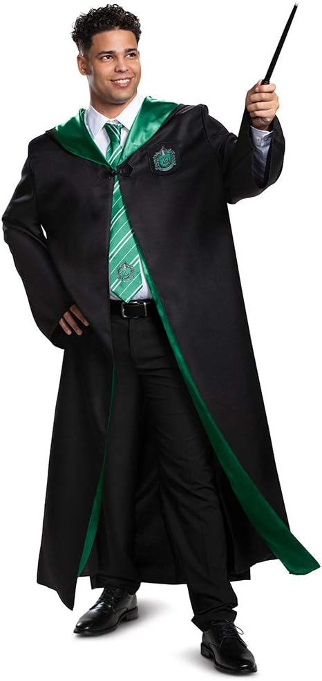Disguise Harry Potter Slytherin Robe Hogwarts approved for Halloween or cosplay