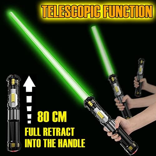 4-Piece LED Space Saber Set for Kids Adults