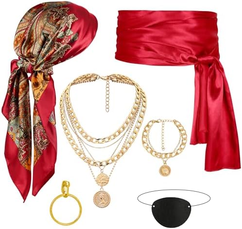 CICOCI Women Pirate Costume Accessories Set