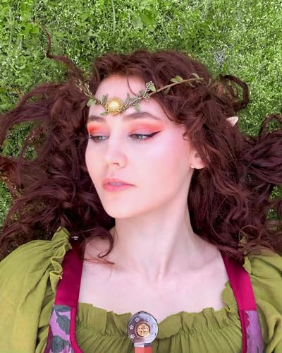 MOSTORY Moonwood Crown Headband -adjustableElegant woodland headband for womencosplay and special occasions